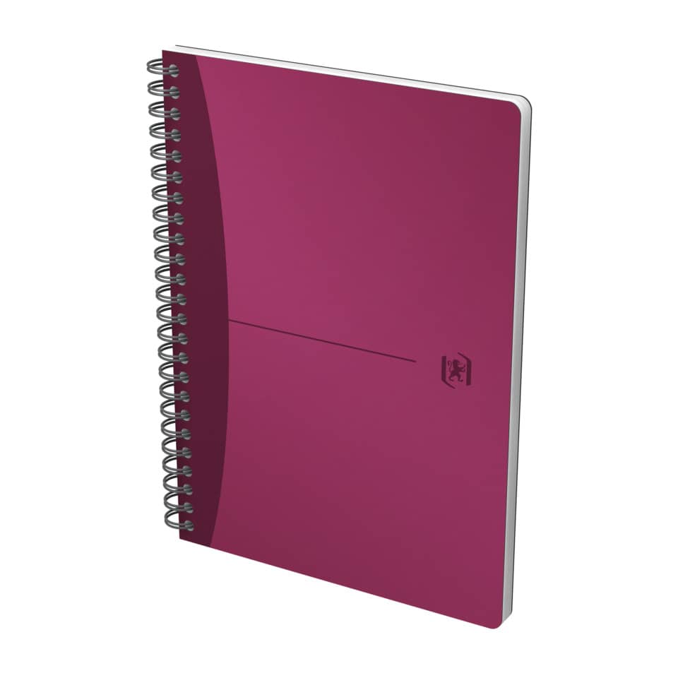 Spiralblock, Notizblock, Notizbuch, Magenta, Magenta