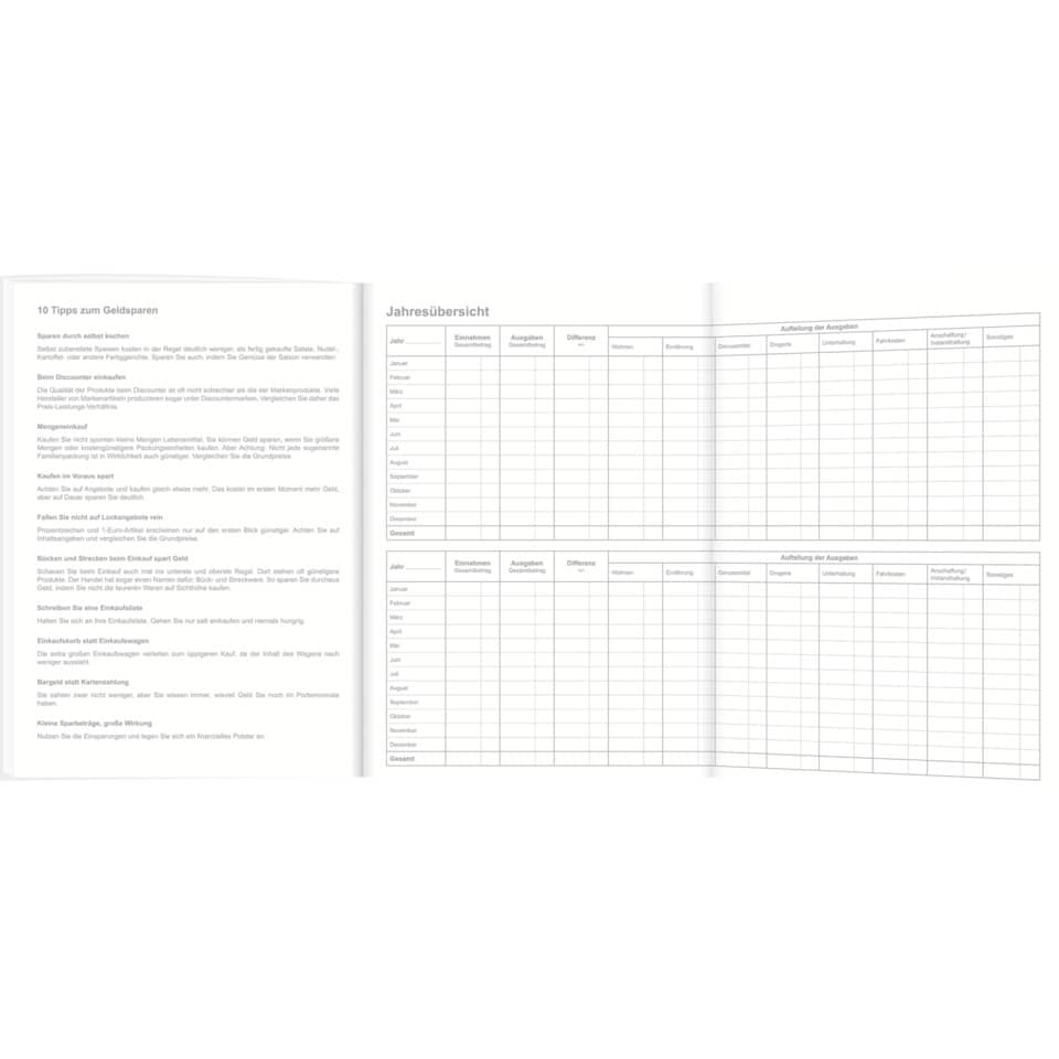 Notizbuch, Dokumente, Tabelle, Ganzseitiges Layout, Linierte Seiten