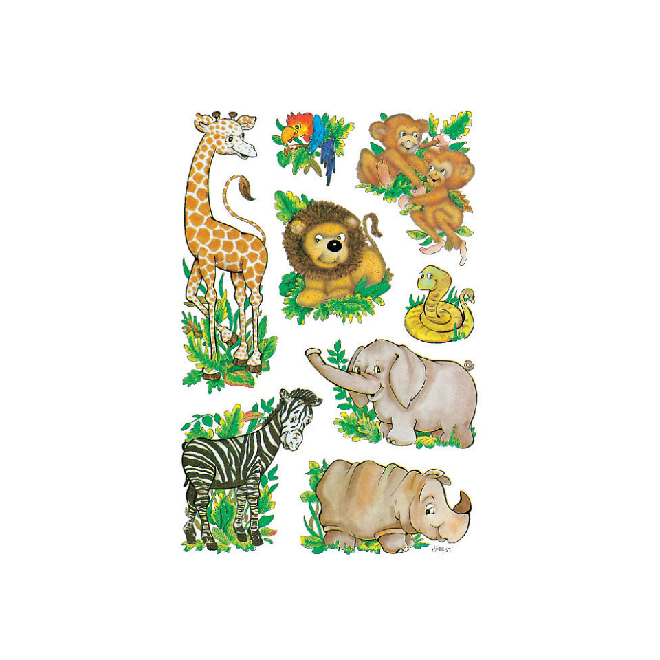 Tierwelt, Tierbild, Giraffe, Löwe, Elefant, Zebra