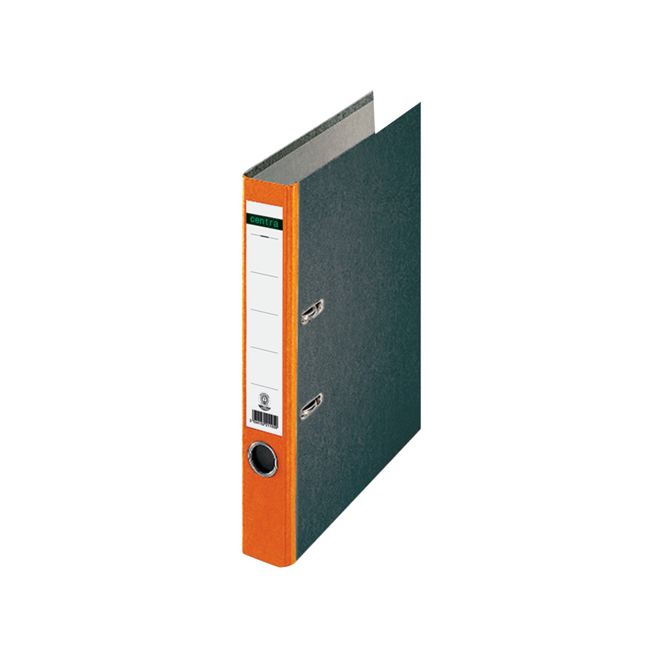 Ordner, A4, Ringbinder, Schwarz-Grün, Omni-Clip