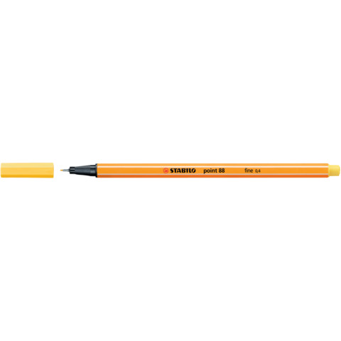 Fineliner point 88®, 0,4 mm, gelb STABILO 88/44
