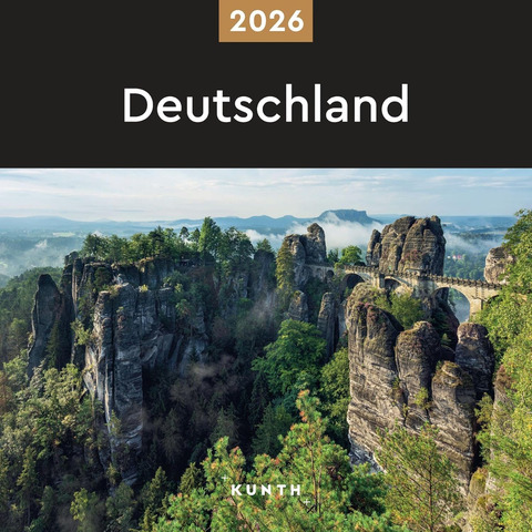 Bildkalender Deutschland 2026, 30 x 30 cm, 1M/1S KUNTH 761461