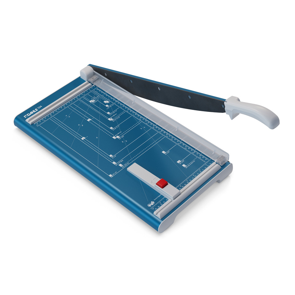 Papierschneidemaschine, Schneidelineal, A4, Ratsche, Blau