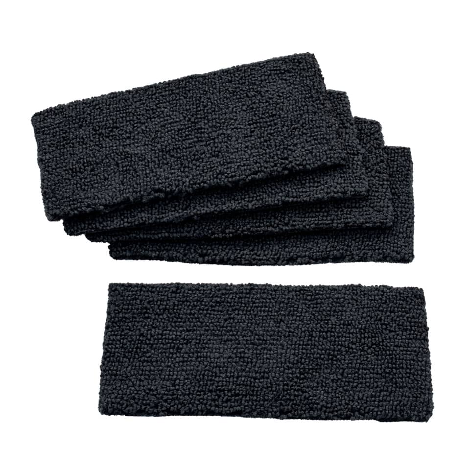 Wischtuch, Mikrofasertuch, Schwarz, Handtuch?, Glatt?