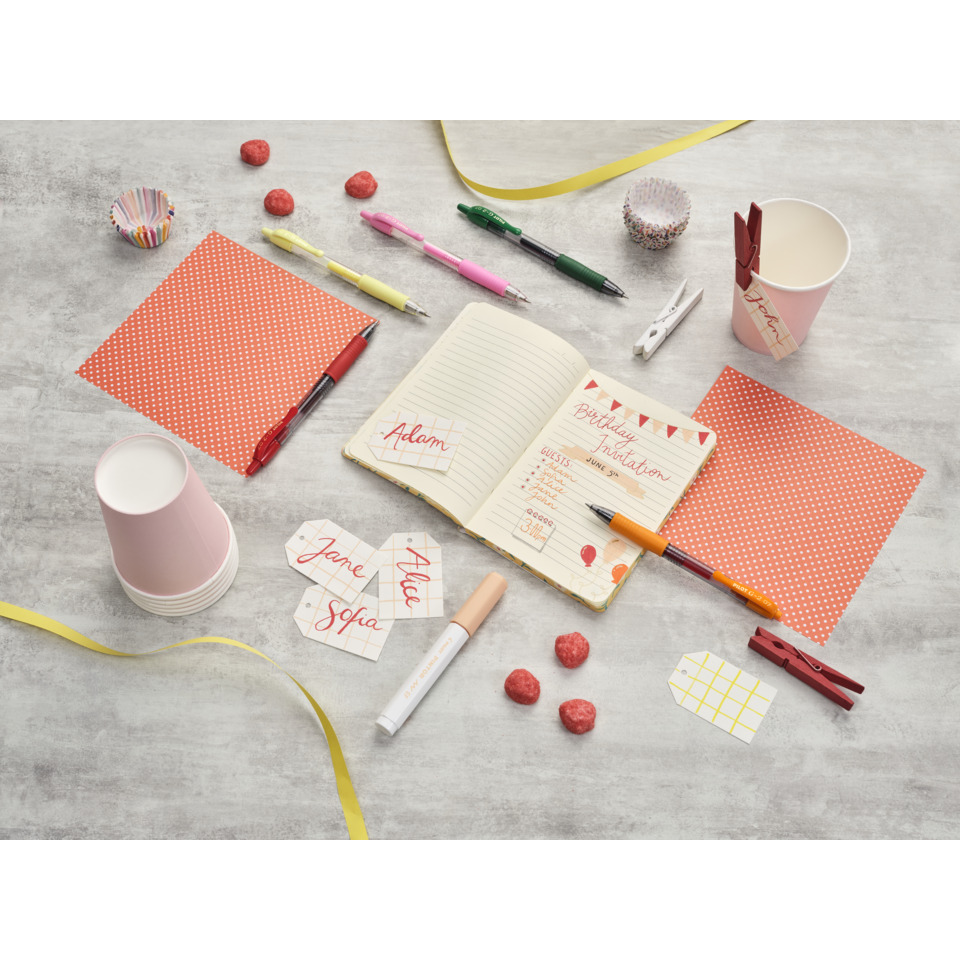 notebook, Party, Schreibwaren, Namensschild, Geschenkset