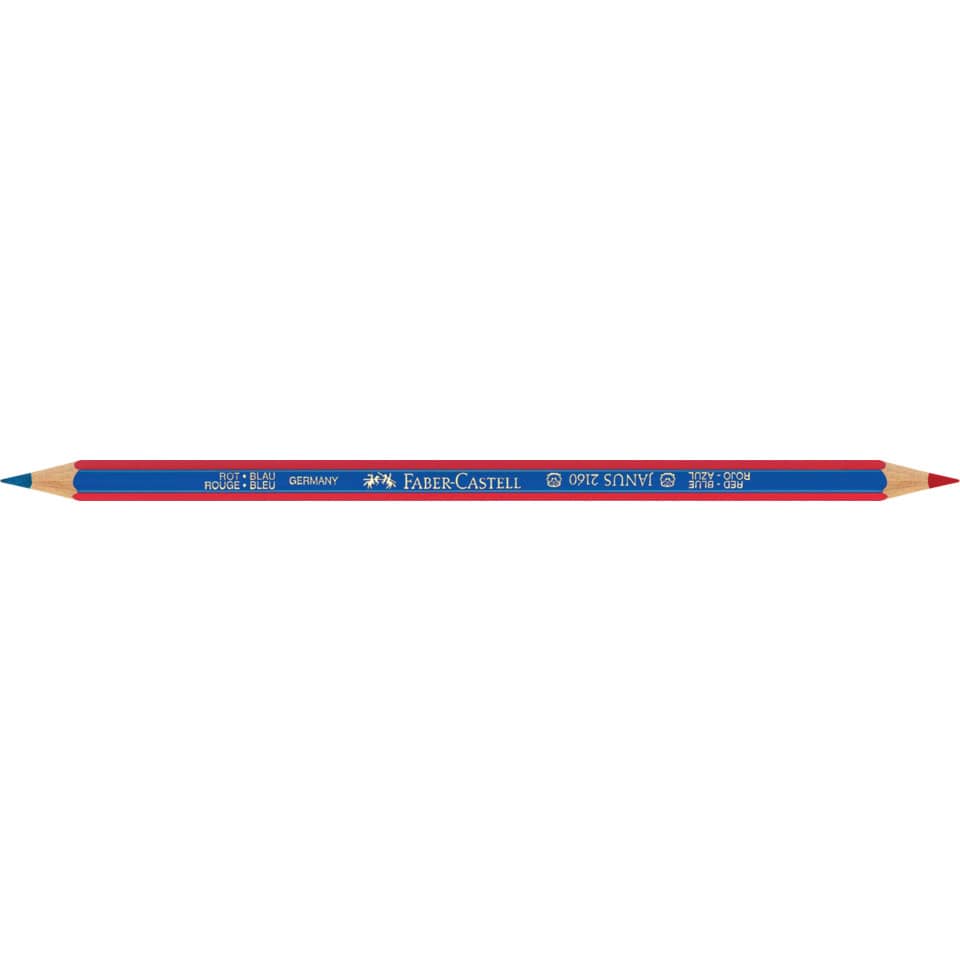 Bleistifte, Dreierpack, roter Blaustift, HB-Bleistift, Faber-Castell