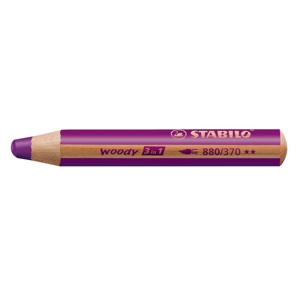 Kohlestift, Buntstift, Holz, 3-in-1, Wooden?