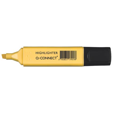 Textmarker, 1 - 5,2 mm, pastellgelb Q-CONNECT KF17957 Textmarker, 1 - 5,2 mm, pastellgelb Q-CONNECT KF17957