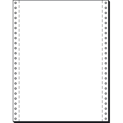 Endlospapier, LP, 12"x240 mm (A4 hoch), 1fach, 70g/m², blanko, 2000 Blatt SIGEL 12241