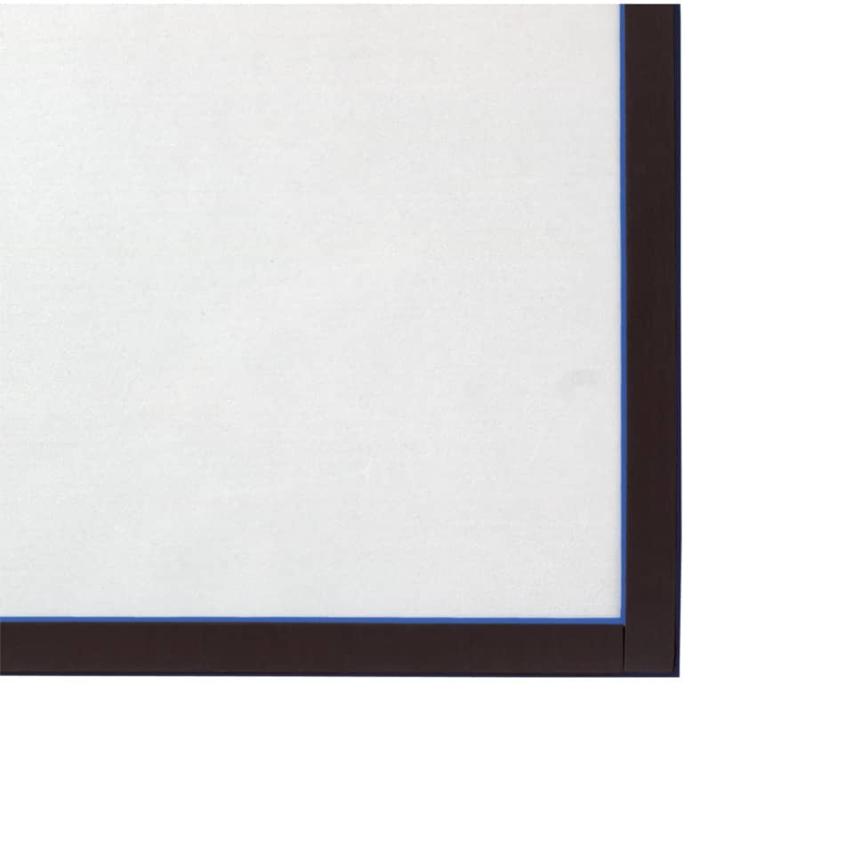 weiße Platte, brauner Rahmen, Rahmenkante, Panelenkante, minimalistisches Design