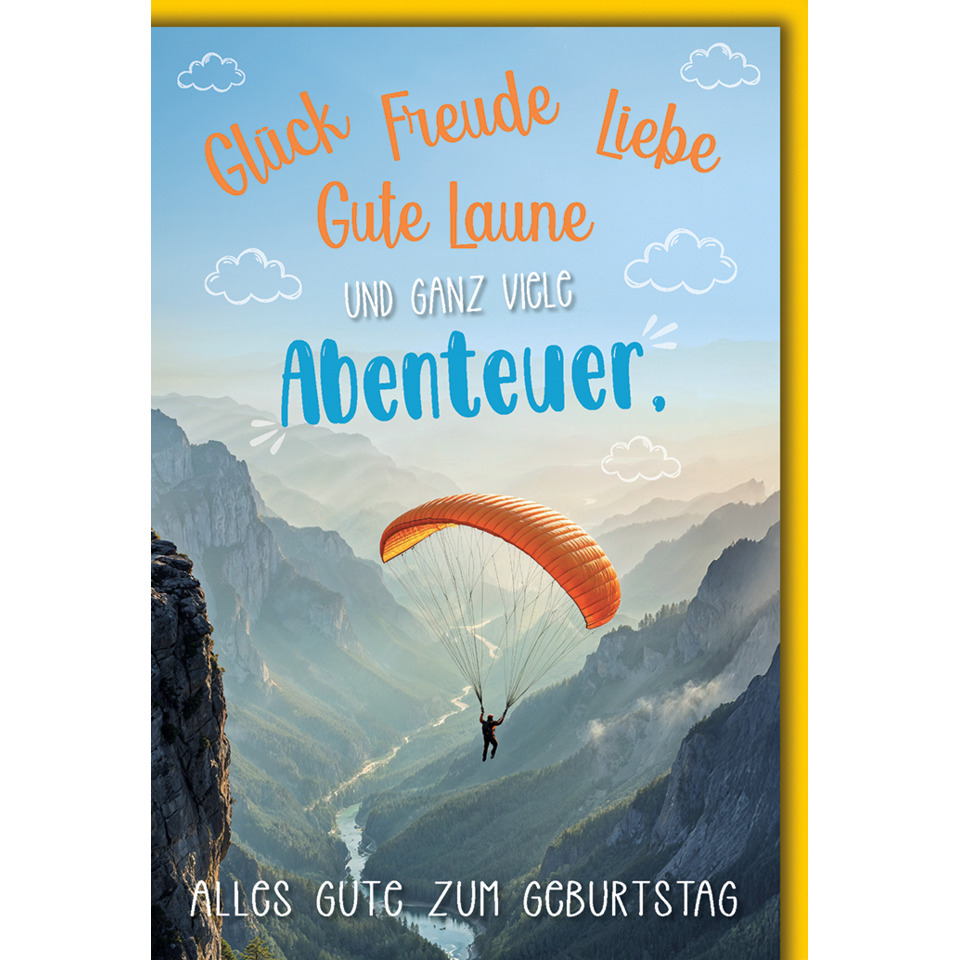 Fallschirmflieger, Landschaftsfotografie, Gebirge, Paraglider, Wolken