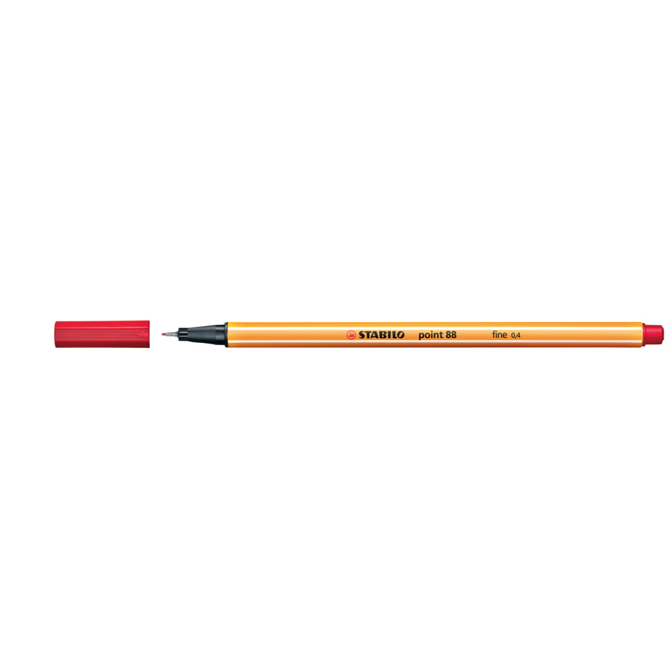 Penneilstift, Stabilo, Marker, orange, feine Spitze