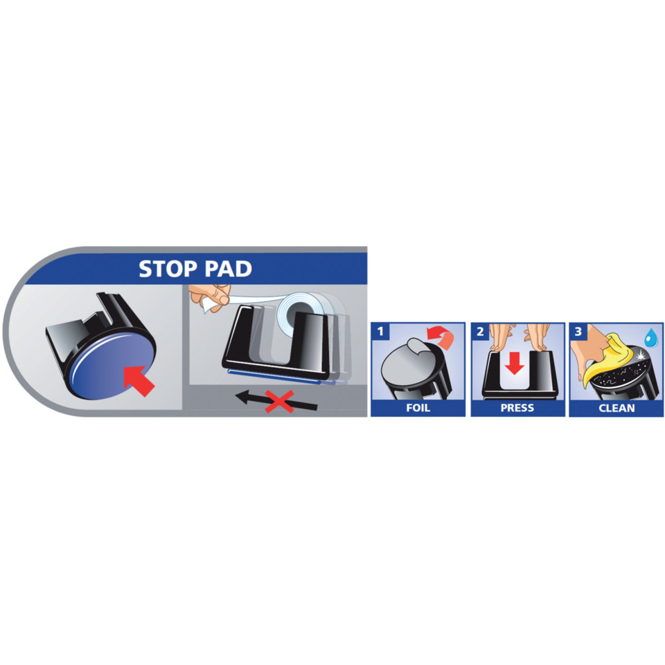 Bruchschutz, Deckel, Foil, Kunststoff, Unterseite