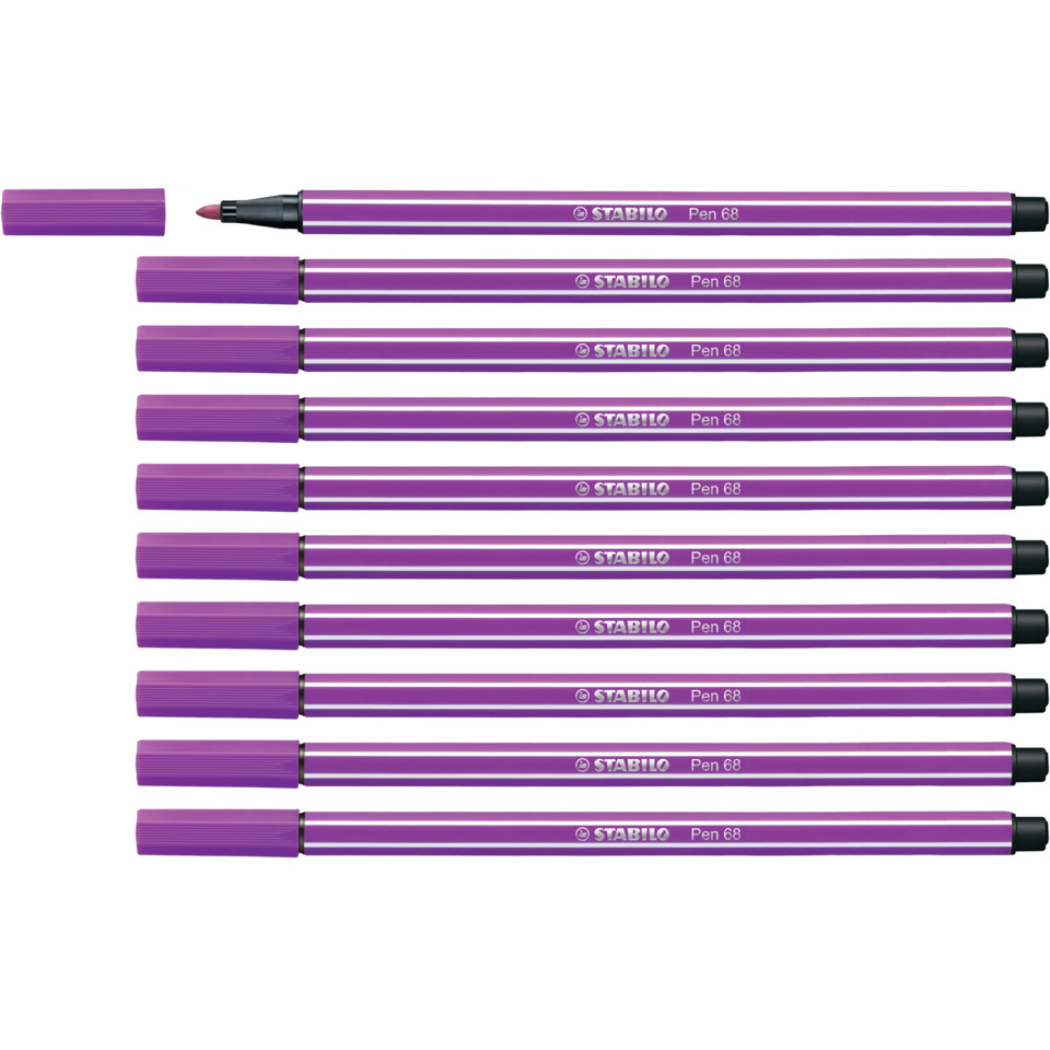 Marker, Markerstift, Lila, Feiner Punkt, Stiftset