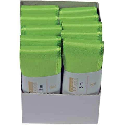 Taftband, 40mmx3m, apfelgrün GOLDINA 14450405511003