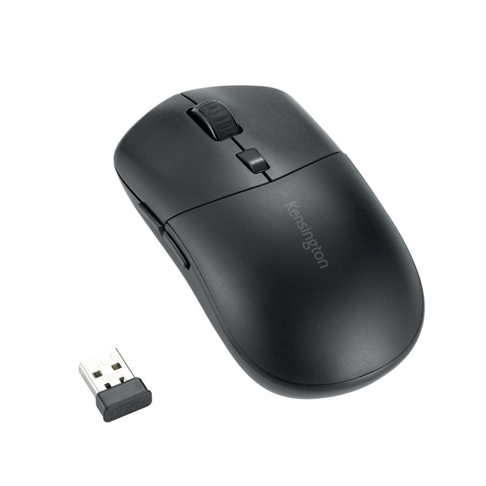 Maus, kabellos, optisch, USB, schwarz