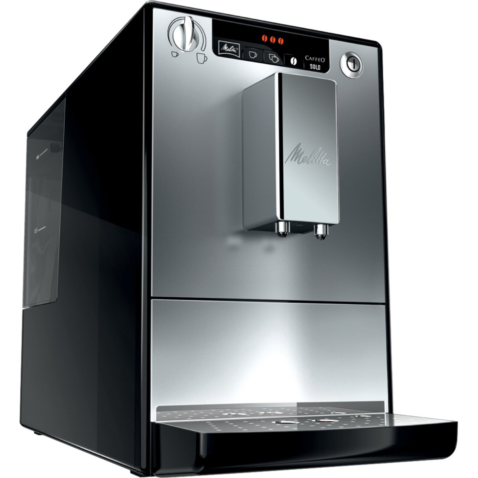 Espressoautomat, Kaffeemaschine, Silber, Brühsystem, Wassertank