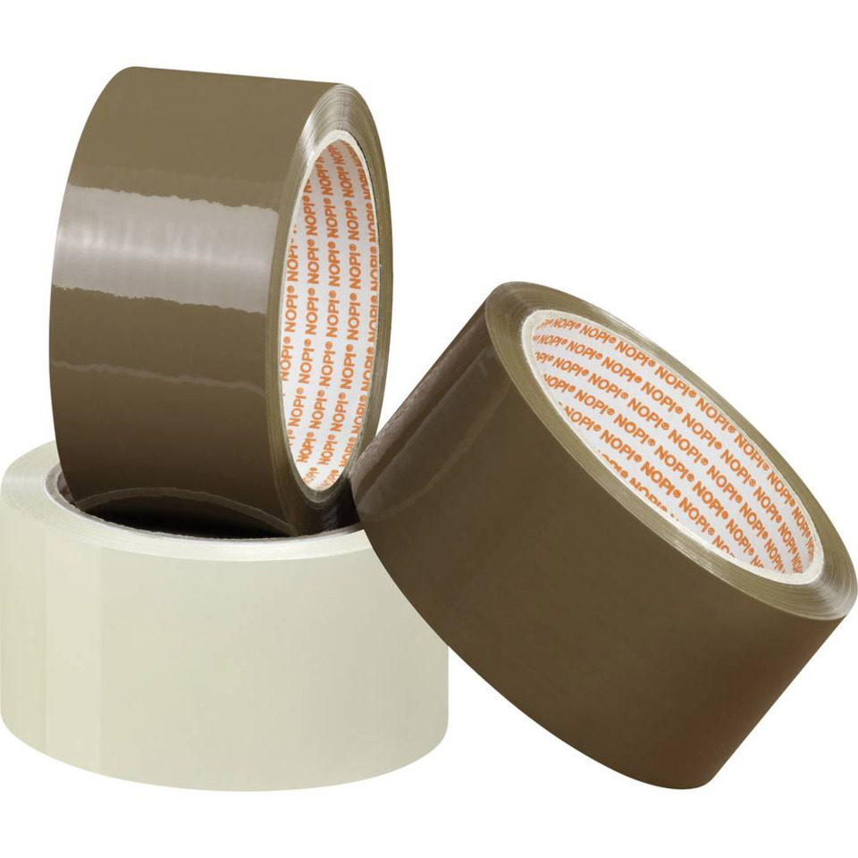 Klebeband, Paketband, Braun, Transparent, Rollenband