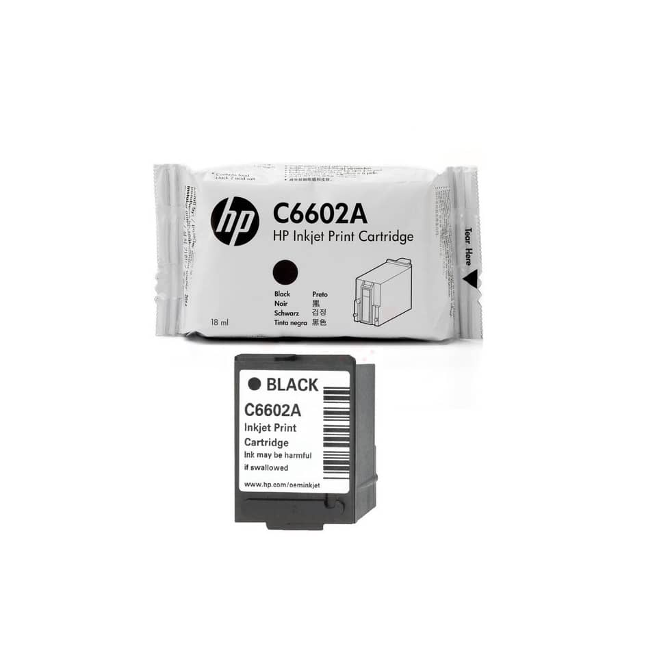Tintenpatrone, HP Tintenpatrone, C6602A, Schwarz, Inkjet Cartridge