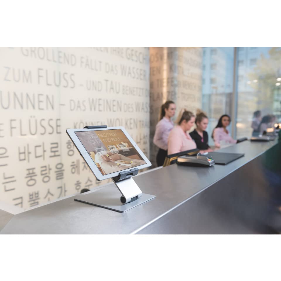 tabletständer, POS-tablet, kiosk, Tablet, Thekenstation