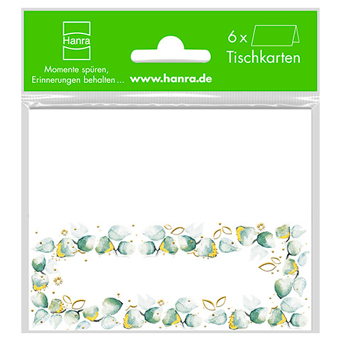 Tischkarte 6 Stück  8036