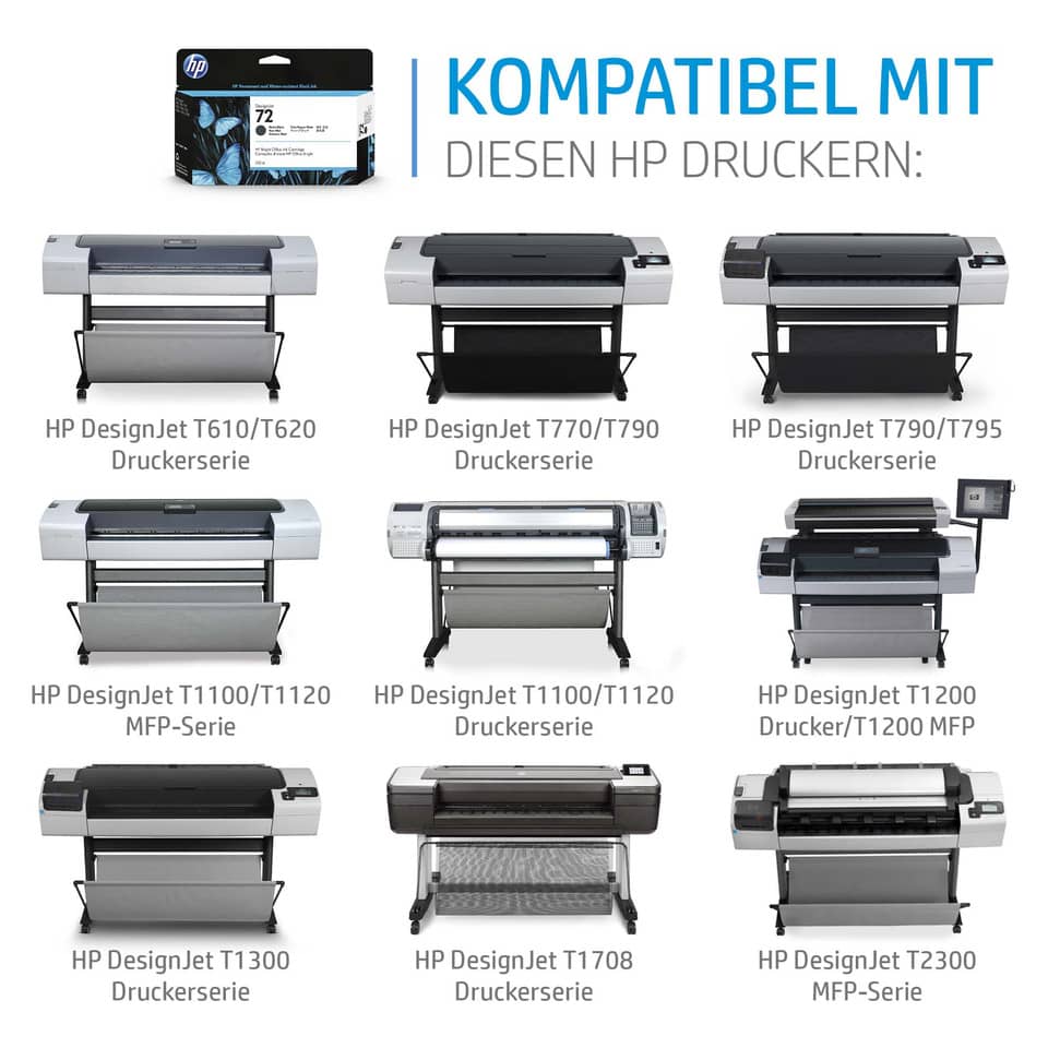 Drucker, Tintenstrahldrucker, HP DesignJet, Großformatdrucker, Druckerserie