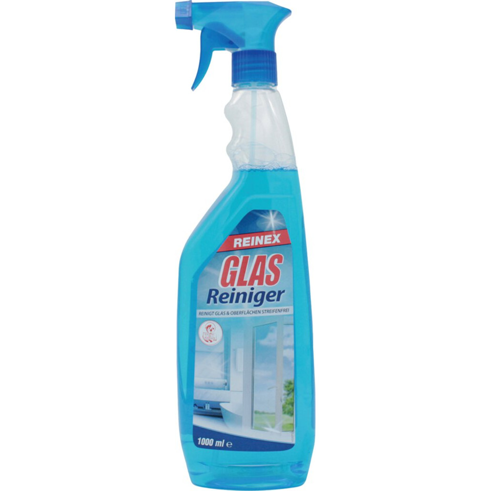 Glasreiniger, Reiniger, Spray, Blau, 1000 ml