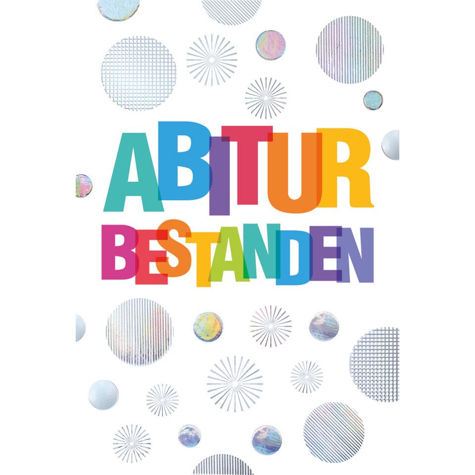 Abiturkarte, 11,5 x 17 cm  60-6403