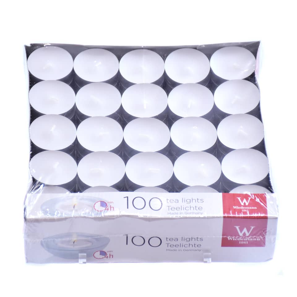 Teelicht, Stumpenkerzen, 100 Stk, Kerzenlicht, Made in Germany