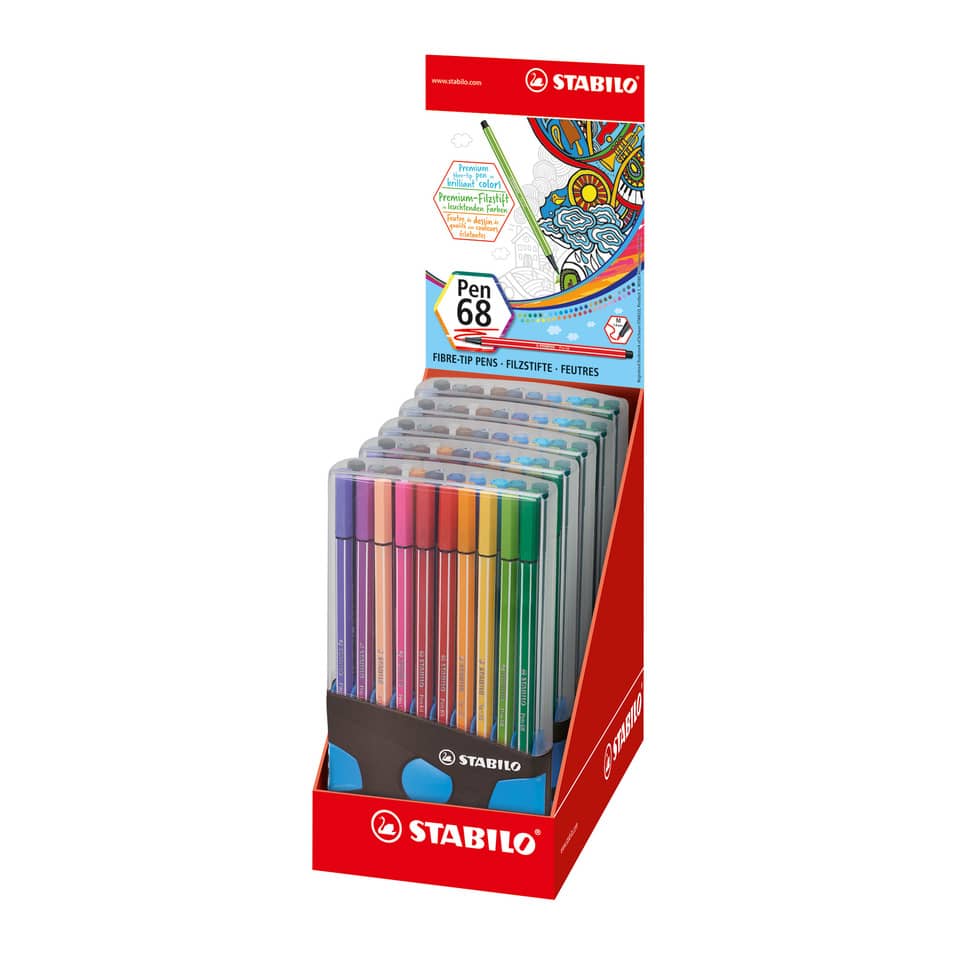 Stabilo, Filzstifte, Farbmarker, Pen 68, Buntstifte