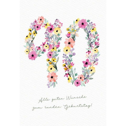 Grusskarte, Blume, Florales Design, Muster, Blumen-Arrangement