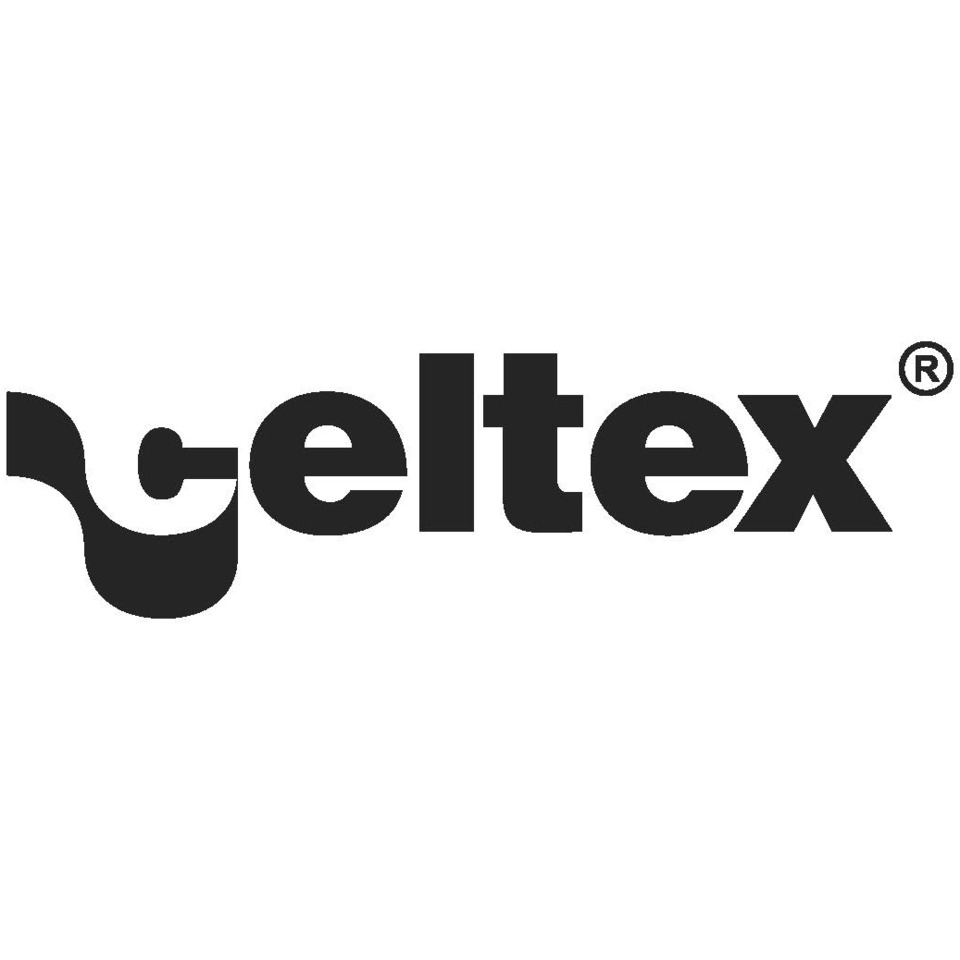 Celtex-Logo, Schwarzer Schriftzug, Wortmarke