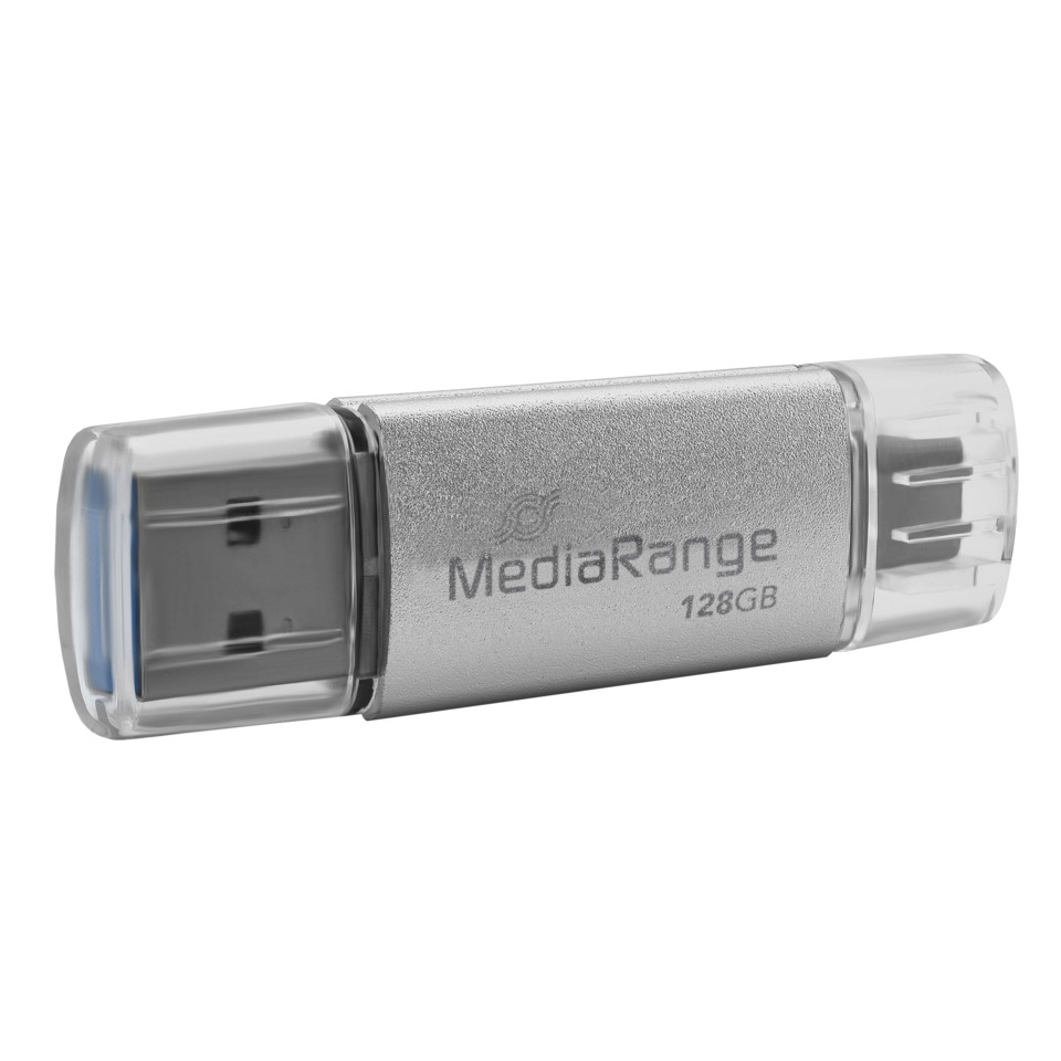 USB-Stick, 72GB, Mediarange, Speicherstick, Metall