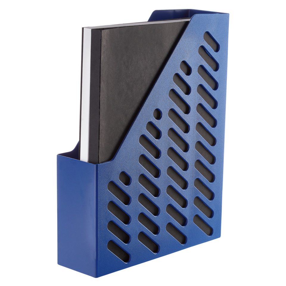 A4-Aktenmappe, Ordner, Blaues Organizer, Schlitzdesign, Schreibtischablage