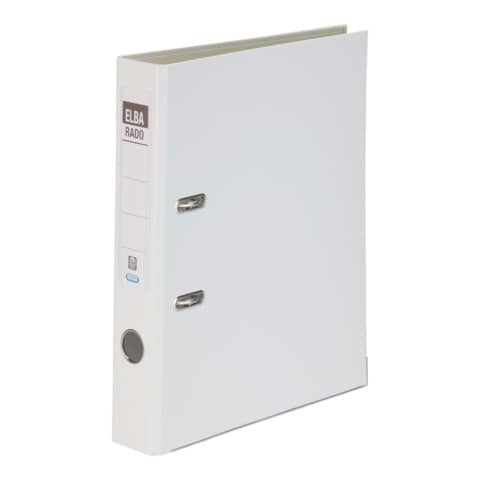 Ordner rado plast, A4, 50mm, weiß ELBA 100022625