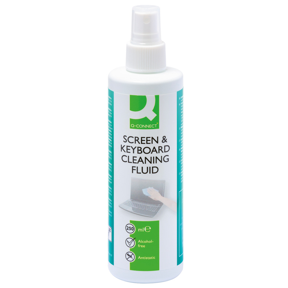 Bildschirmreinigungsfluid, Bildschirmreiniger, Tastaturreiniger, antistatisch, 250 ml