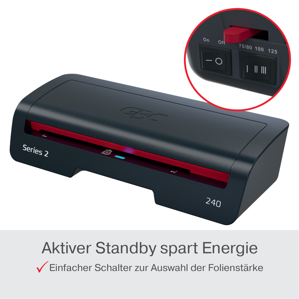 schwarz, Schredder, Folienspender, Serie 2, 240