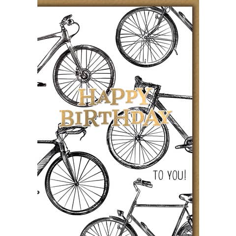 Geburtstagskarte Radfahrer  512585