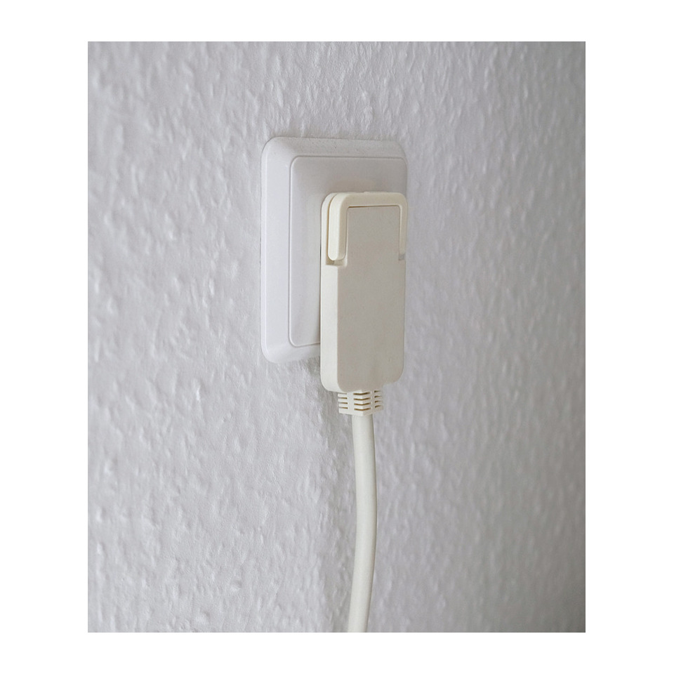 Stecker, Verlängerungskabel, Wandtaste, Kabel, Weiß