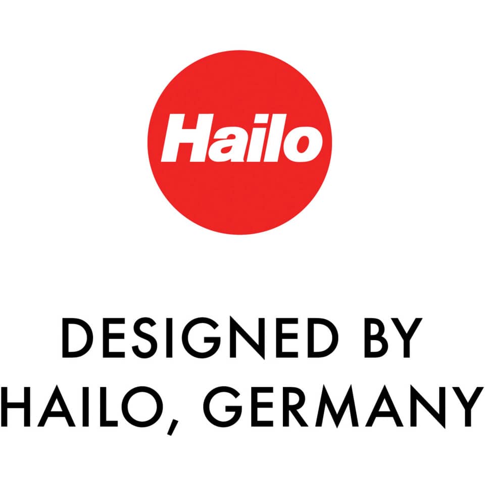 logo, red circle, design by, hailo, germany