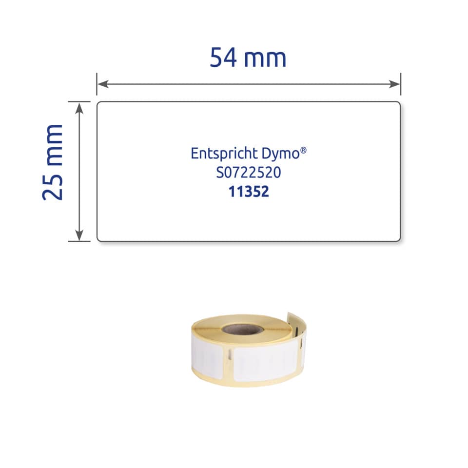 Etikettenrolle, Dymo, Klebebandrolle, Etikett, Beschriftung