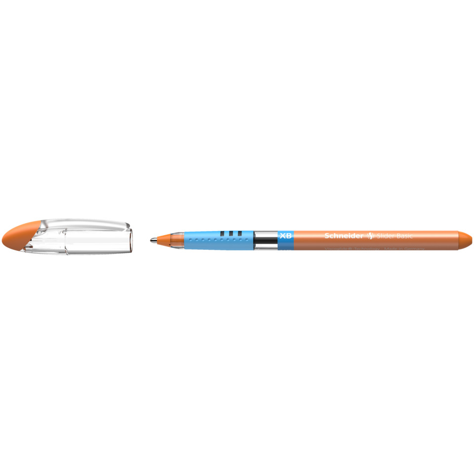 Kugelschreiber, Kugelschreiber mit Clip, Gelschreiber, Kugelschreiber mit orange Griff, Schneider Kugelschreiber