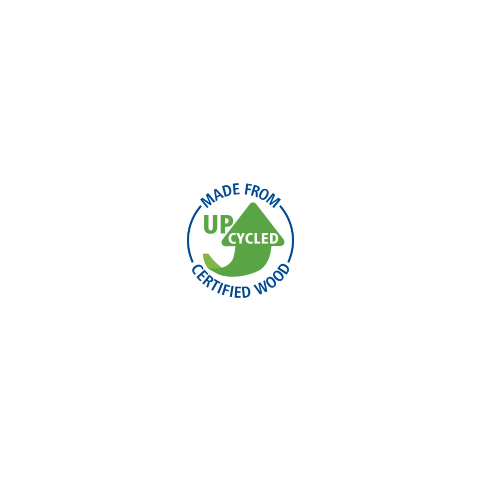 Upcycled, Certified Wood, Logo, Green, Circular