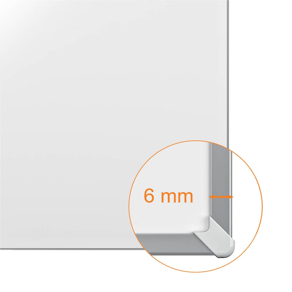 weißes panel, Wandfliese, Eckverkleidung, 6 mm Spalt, Kantenclip