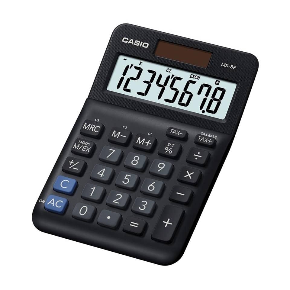 Taschenrechner, Casio, Elektronischer Taschenrechner, Großes Display, Kalkulationsgerät