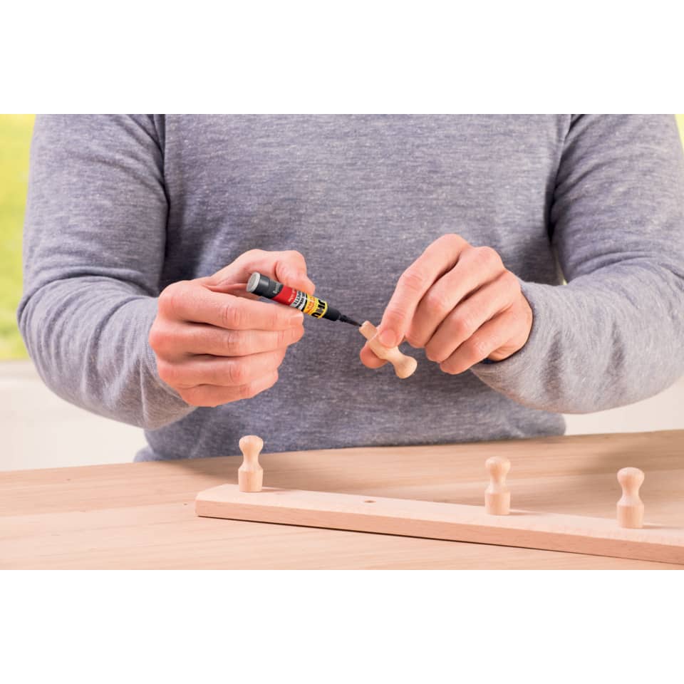 Holzspielzeug, Kleines Figuren, Holzstab, Überzugslack, Baukasten-Experiment