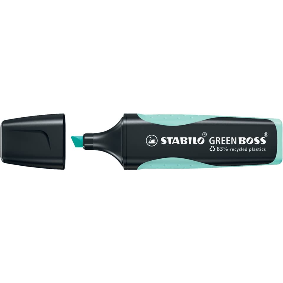 Markerstifte, Filzstift, Chisel-Spitze, Green Boss, Stabilo