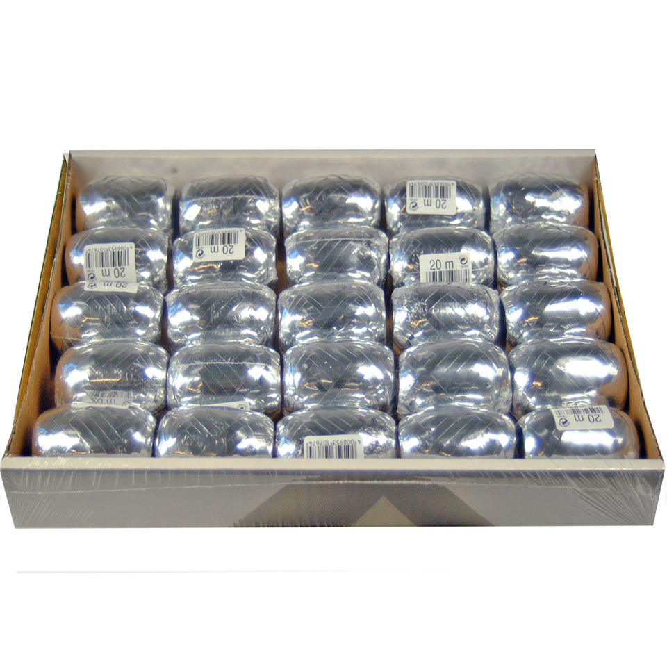 Plastic balloons, Aluminium foil, Silver spheres, Cardboard box, Balloon set