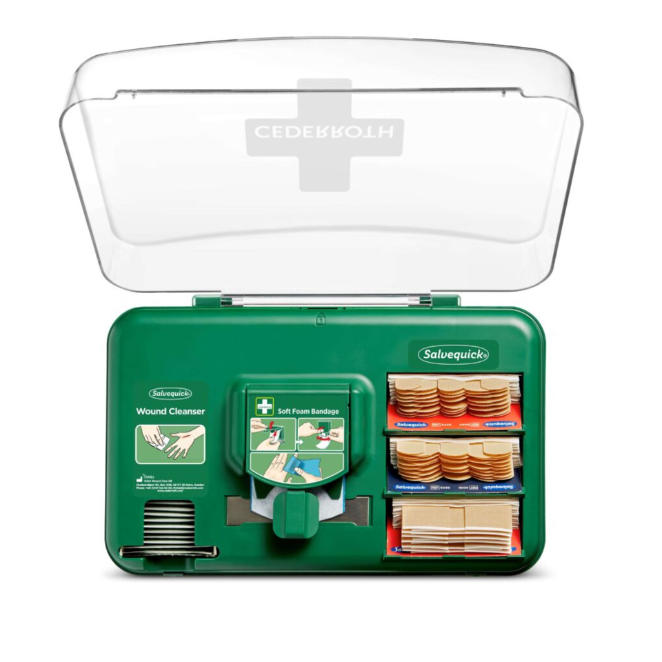 Erste-Hilfe-Set, Wundreiniger, Verbandstoffe, Aufbewahrungskoffer, Medizinische Pad