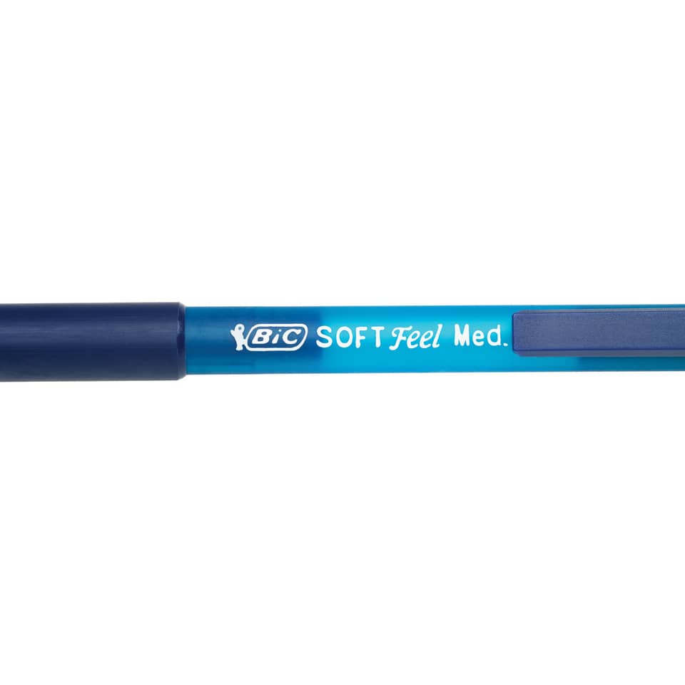 Kugelschreiber, Blau, SoftFeel, BIC, Medien